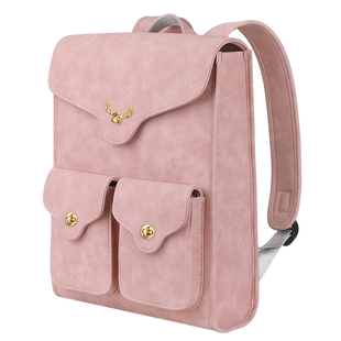 马锐鲨电脑包女士新款双肩高级背包简约时尚通勤包包女大学生包包