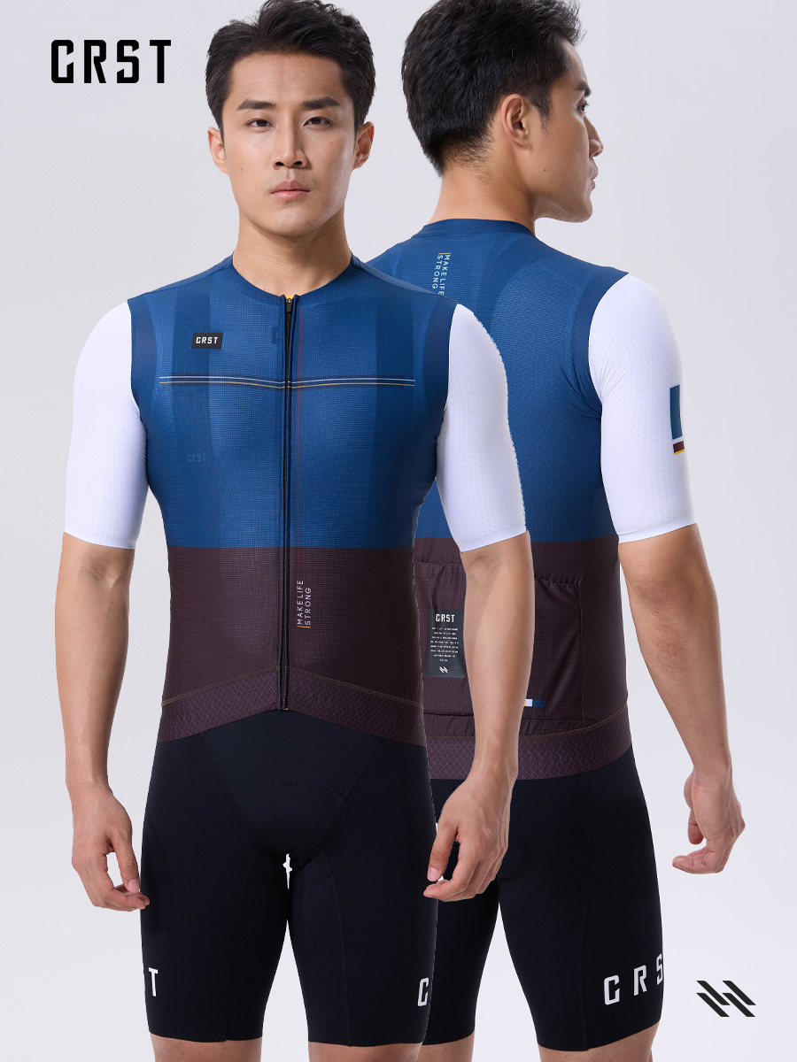 CRST夏季公路车竞技骑行短上衣