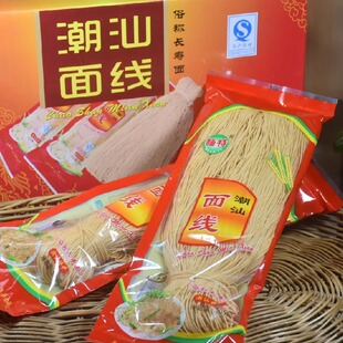 包面条拜老爷长寿面 寻味潮汕潮膳味潮汕特产咸面线458克