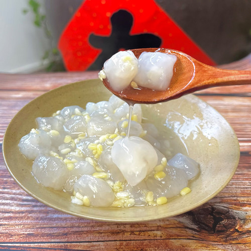 寻味潮汕潮汕特产马蹄木薯丸酥丸马蹄丸甜品纯手工潮州老式甜水汤