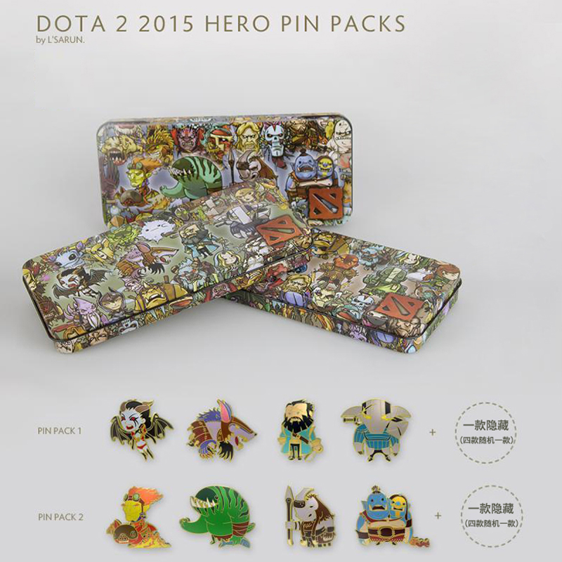 DOTA2限定正版周边带金属徽章