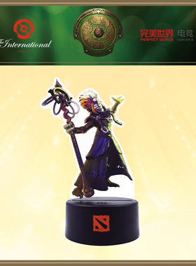 DOTA2 TI戴泽小夜灯usb亚克力氛围灯发光手办桌面立牌刀塔摆件