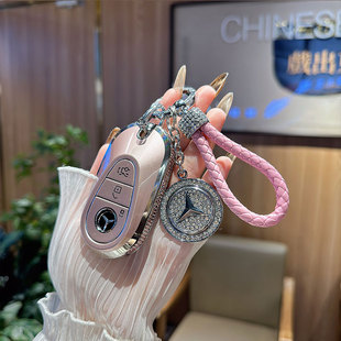 s级glc300l壳扣 新款 适用奔驰c260l钥匙套24款 e300l车c200l高级