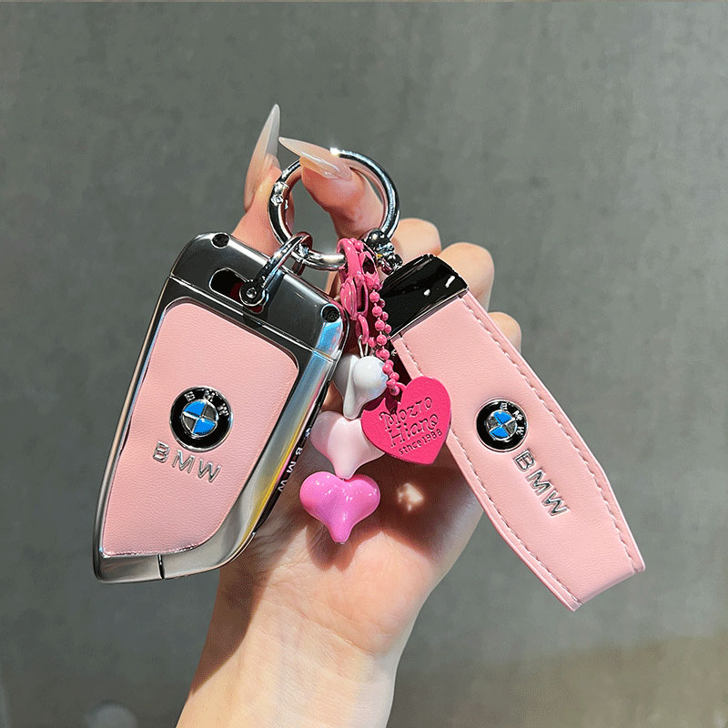 适用宝马3系钥匙套325li刀锋5系x1x2x3x5包2系i3三系小马简约女款
