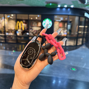适用于吉利星愿钥匙套2024款 几何可爱女汽车包壳扣 心愿自由探索版
