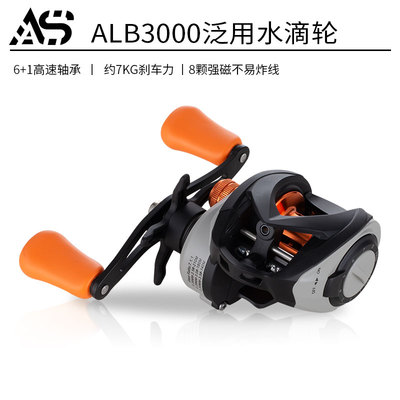 鳌鲨阿布轮ALB水滴轮泛用防炸线路亚马口微物远投锚鱼高速比水滴