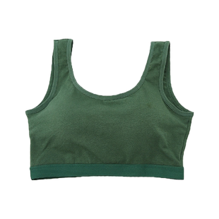 少女内衣学生高中防下垂定型文胸防震防走光运动聚拢美背抹胸纯棉