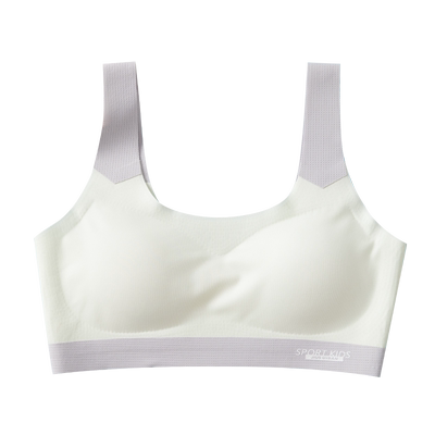 少女文胸初中学生内衣女大童无痕冰丝高中生青春发育期运动小背心