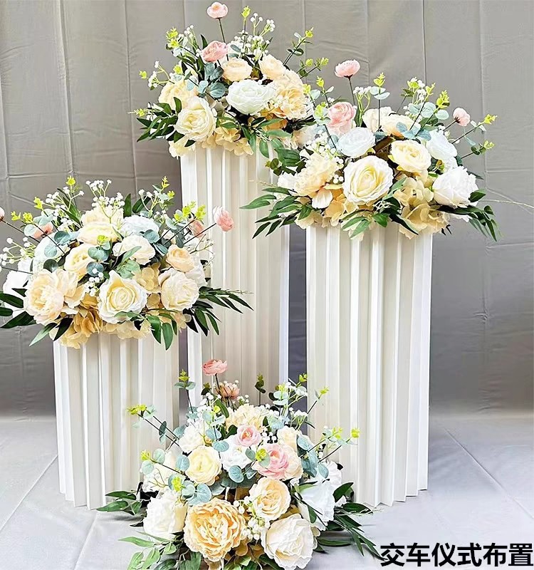 交车仪式布置花球婚礼路引花仿真花假花罗马柱交车区摆件场景花束,节庆用品/礼品,婚庆绢花,淘宝优惠券,粉丝福利购,淘宝优惠卷