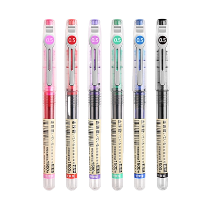 点石自控墨走珠笔0.5mm中性笔直