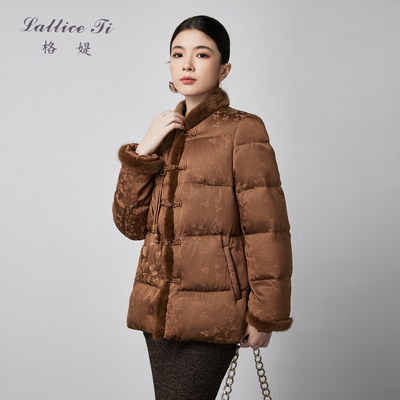 LATTICETI新中式国风羽绒服2025