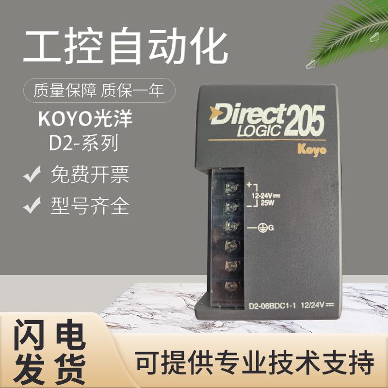 原装光洋PLC控制器D2-06BDC1/09B/263 CTRINT 16TD1/ND3/FILL/EM
