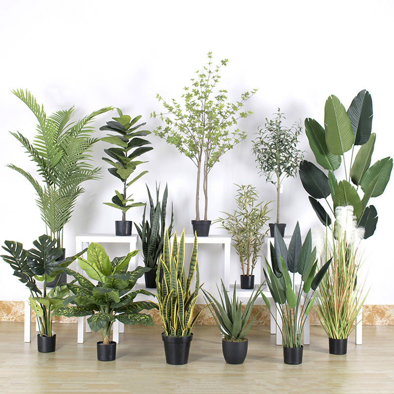 仿真芭蕉树植物盆栽人造景观树客厅玄关走廊过道大型仿生绿植落地