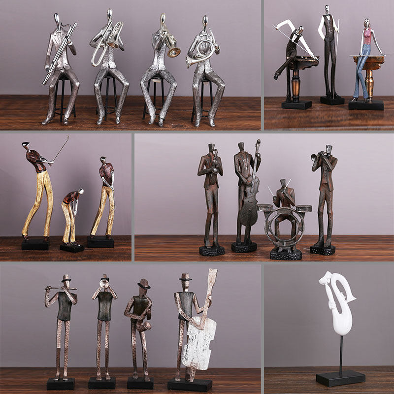 美式乡村艺术装饰复古摇滚乐队乐器摆件创意客厅酒柜酒吧餐厅摆设,家居饰品,装饰摆件,淘宝优惠券,粉丝福利购,淘宝优惠卷