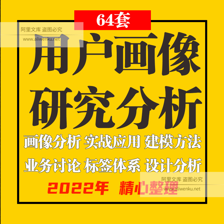 用户画像分析研究资料案例建模行业人群标签体系数据报告行为分析