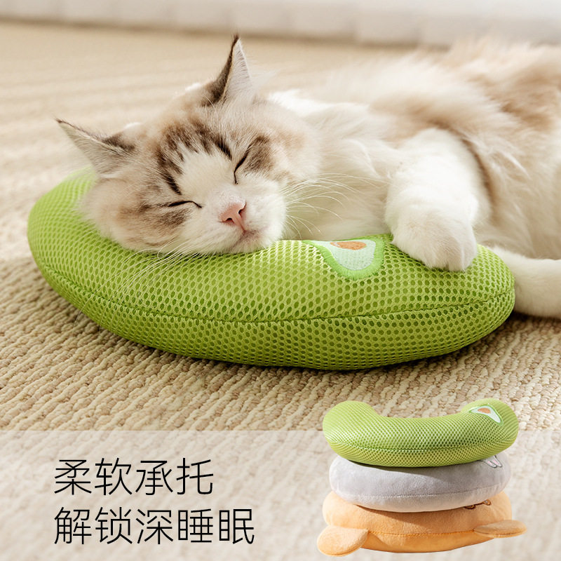 猫咪专用可爱绣花四季透