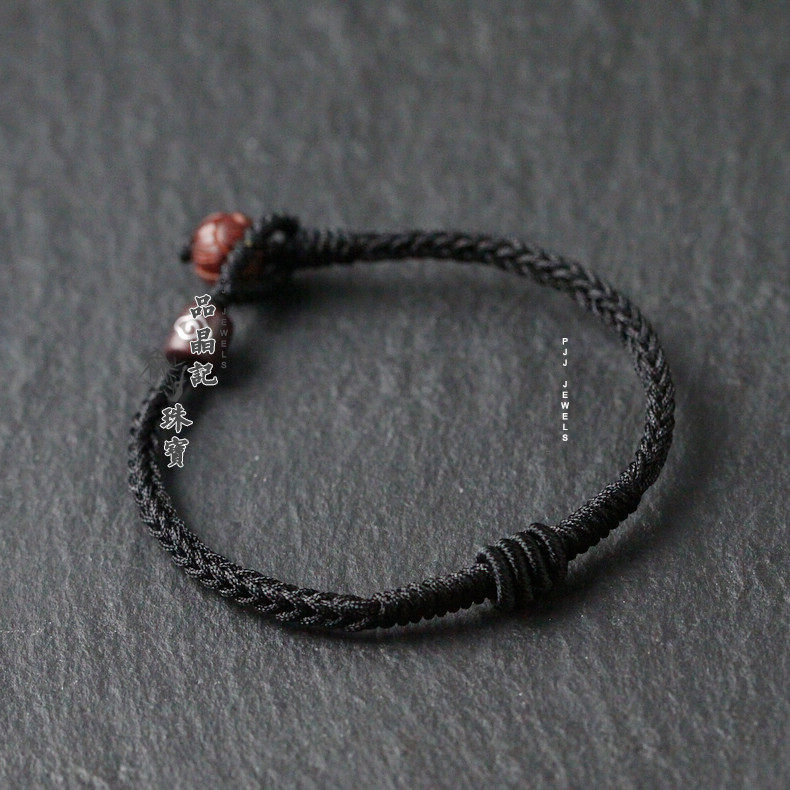 原创手绳纯手工八股编织金刚结男女款手链手编简约文艺手钏