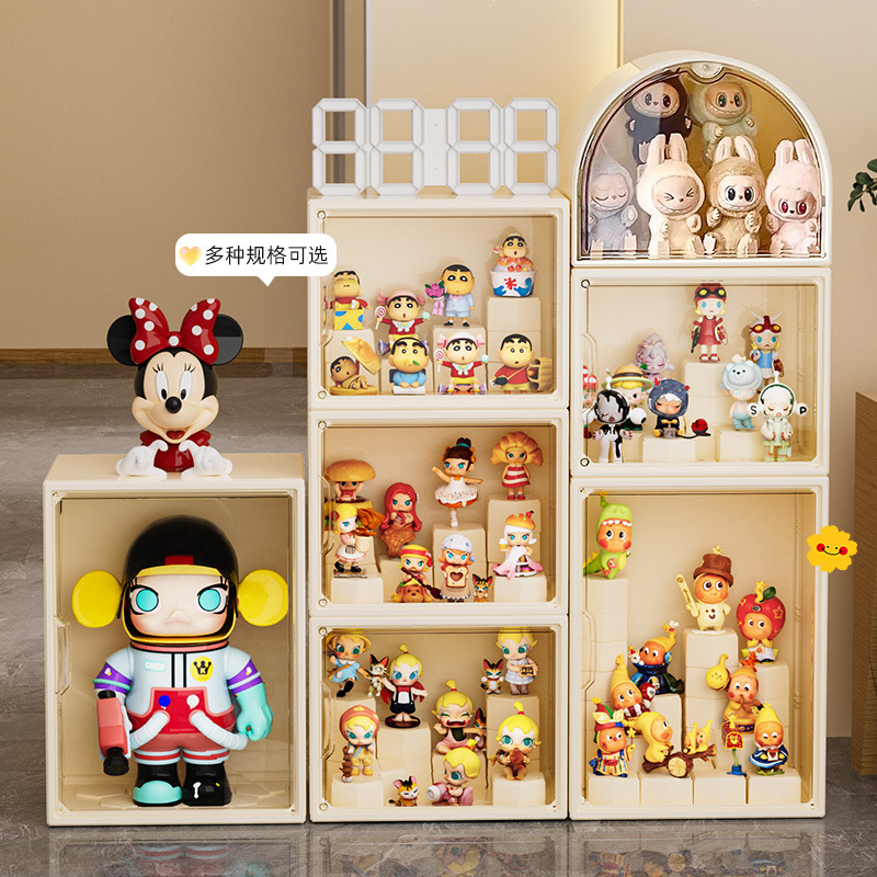 手办展示柜亚克力透明防尘