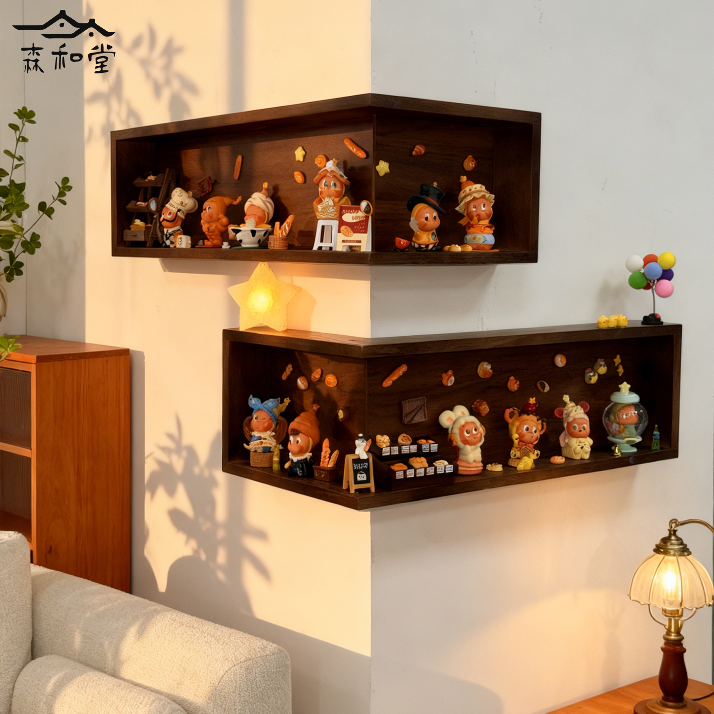 小红书同款的手办墙上收纳盒！