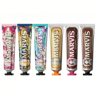Marvis玛尔仕意大利花园薄荷牙膏玫瑰桂花百合黑巧橙花琥珀伴手礼