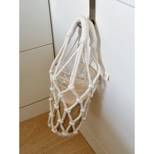 麻绳网兜网袋手摇杯手提网袋饮料杯保温杯水壶网袋酒瓶手提网兜套