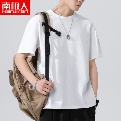 taobao agent Men's cotton short sleeve T-shirt, long-sleeve, round collar, suitable for teen