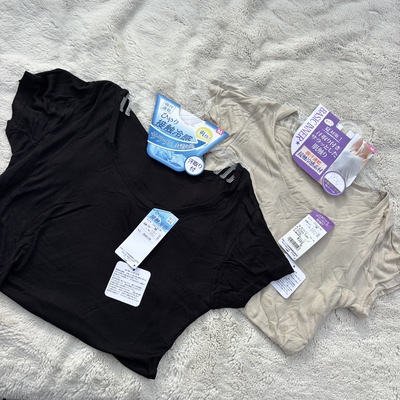 超级薄软！腋下吸汗！外贸日单女士薄款透气圆领短袖T恤打底上衣