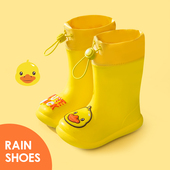 小黄鸭儿童雨鞋 男女宝宝雨靴 小学生上学专用防水防滑耐磨2025新款