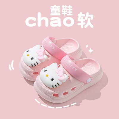 凯蒂猫女童拖鞋儿童夏季宝宝婴幼儿室内居家防滑小女孩幼儿园凉拖 — 4