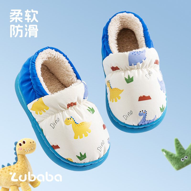 zhubaba秋冬小动物系列儿童棉鞋