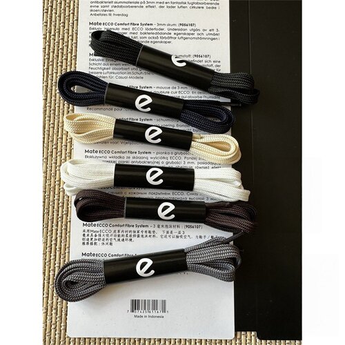 适配ECCO爱步通用其乐防水扁鞋带