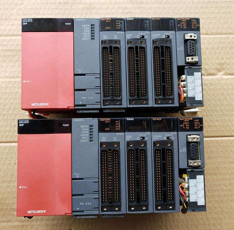议价拆机三菱plc模块 qx40 qy40p qy50 q62dan q64tctt qd75mh4 q