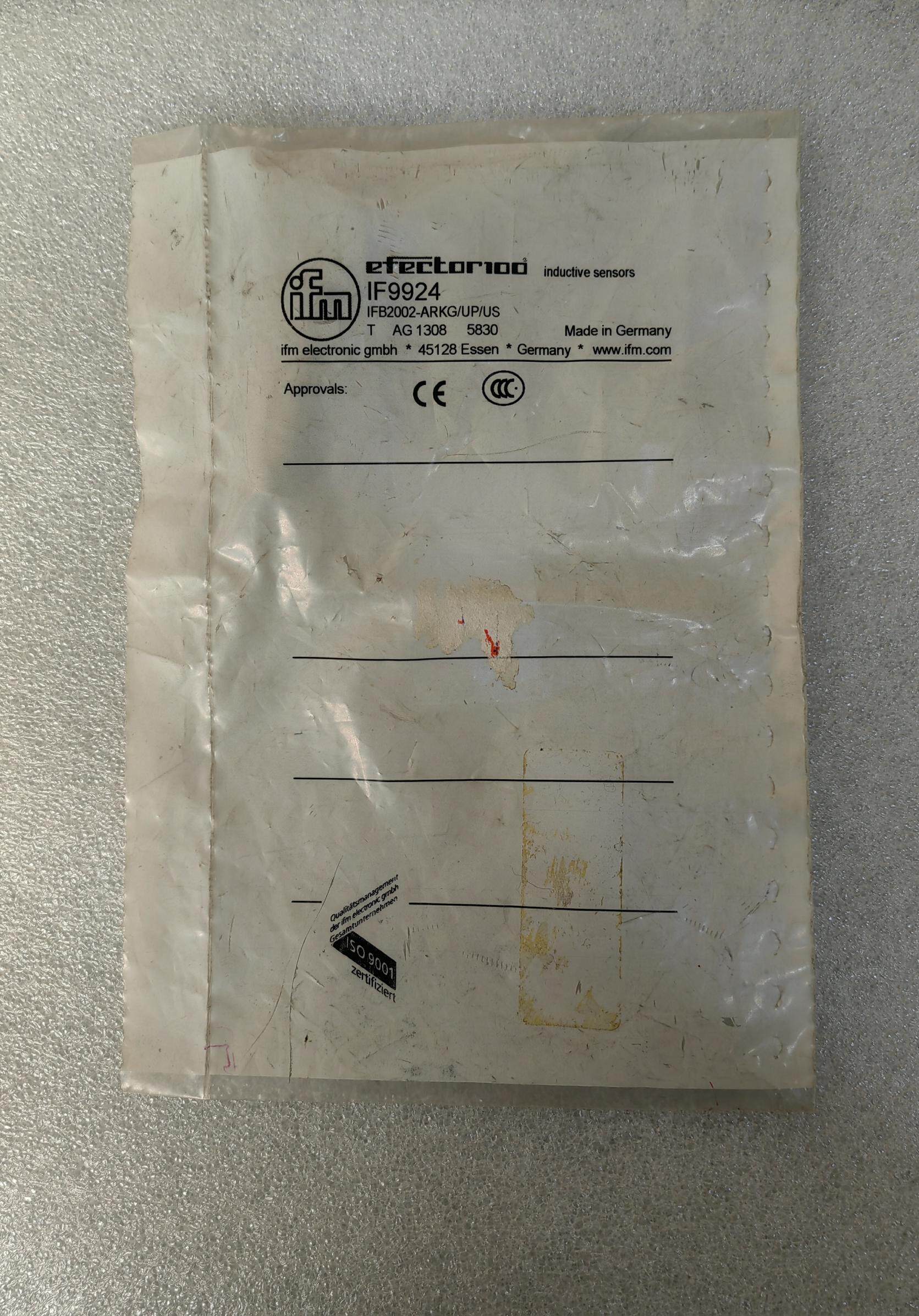 议价全新原装正品易福门 ifm if9924 实物拍摄 现货