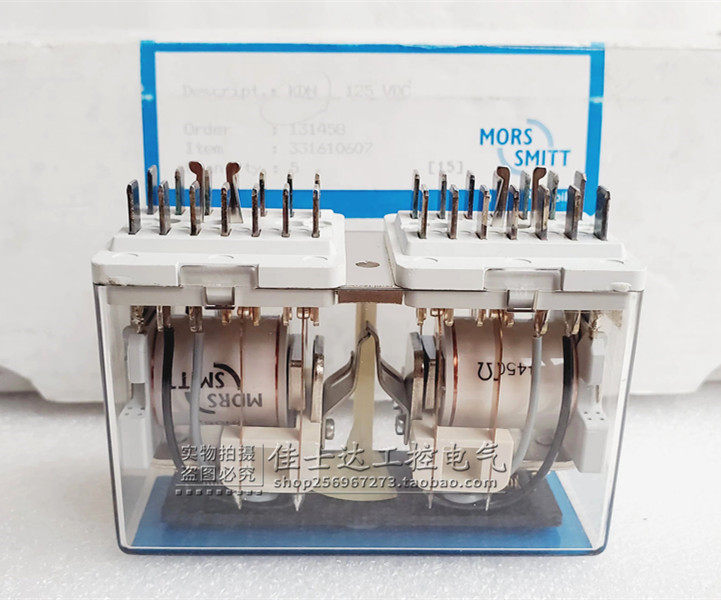 议价原装进口 mors smitt 继电器 kdn 125vdc 现货