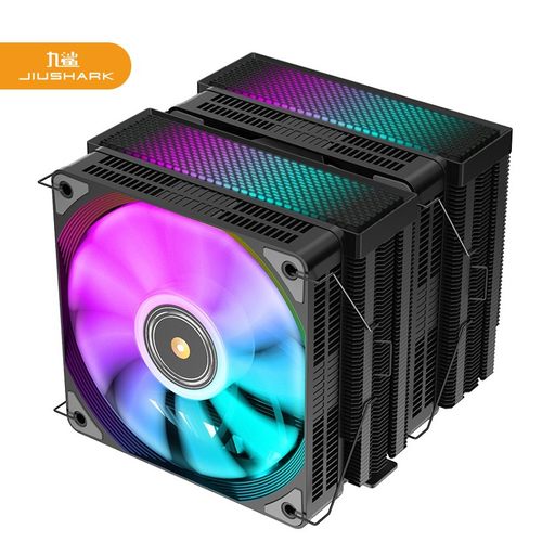 九鲨全焊接CPU散热器FDB铜轴风扇