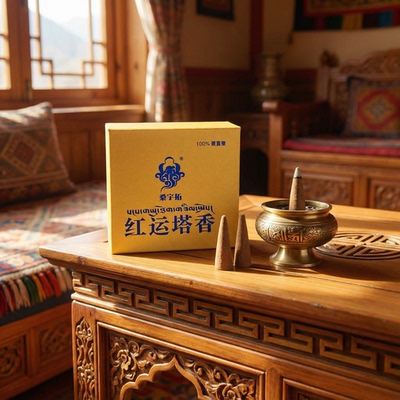 西藏礼物桑宇拓财神塔香红运塔香