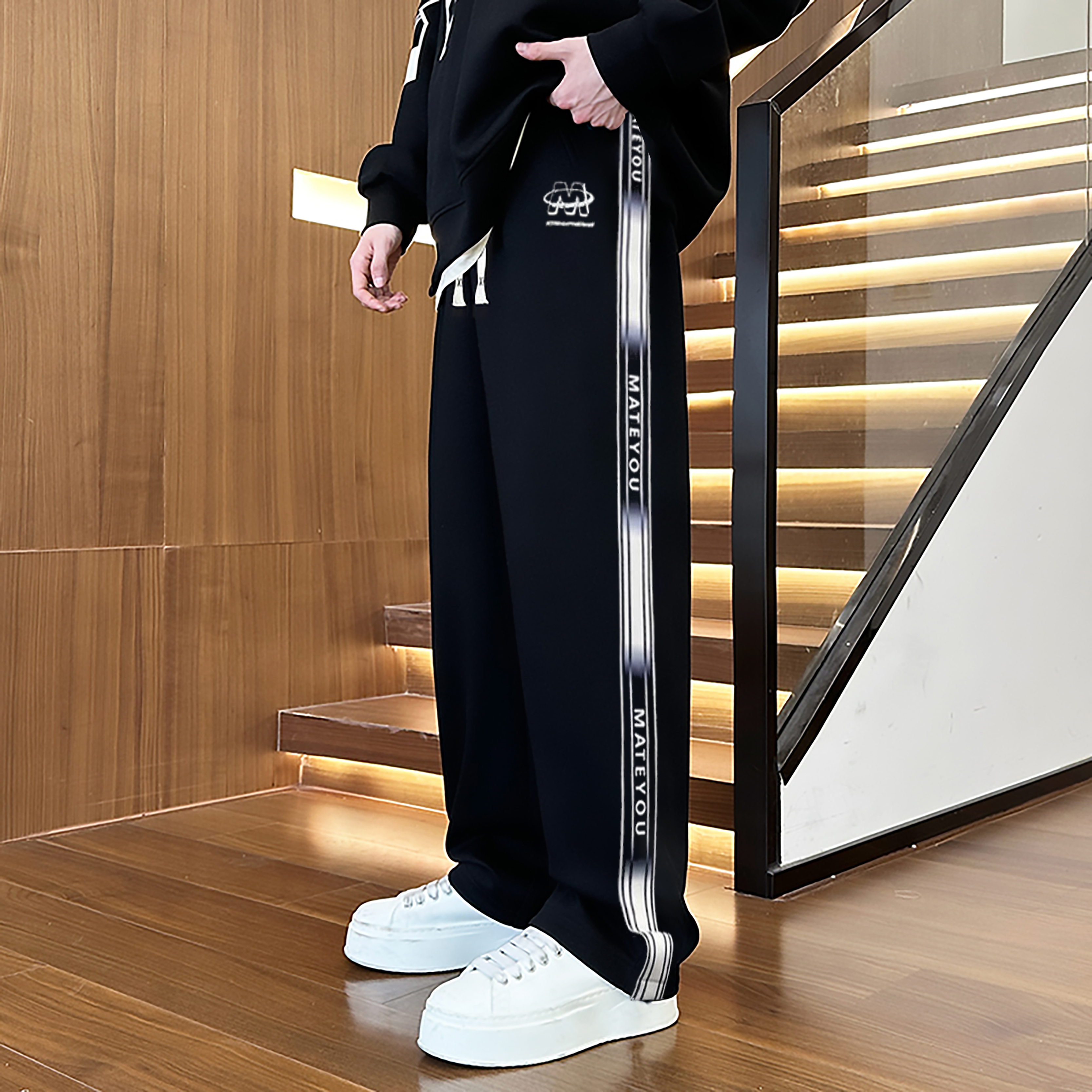 青少年长裤秋冬潮版卫裤