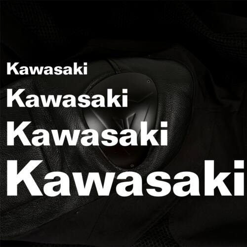 川崎改装风挡车身反光贴纸字母贴