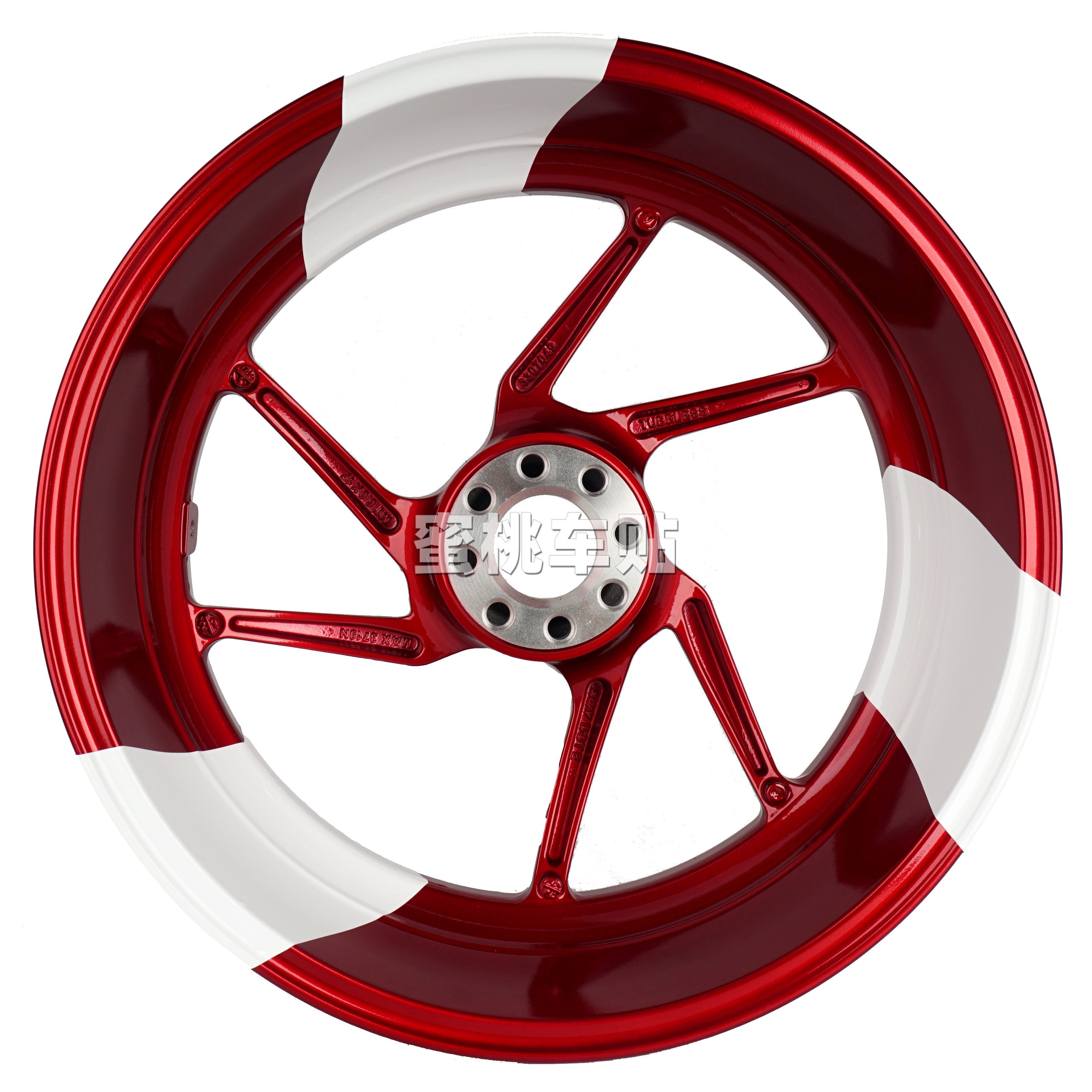 QJMOTOR赛421921800600轮毂贴