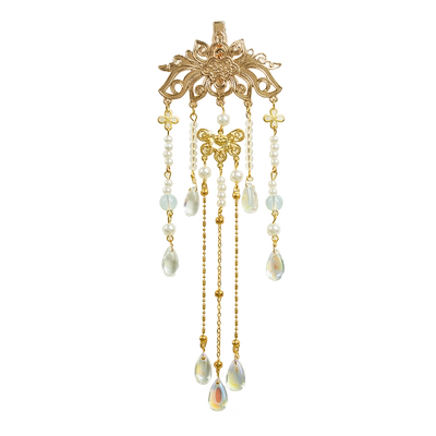 万宝逸后压发夹古风复古汉服头饰