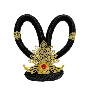 汉服假发敦煌飞天发髻头饰一体套装古典舞蹈演出发饰古风发包配饰