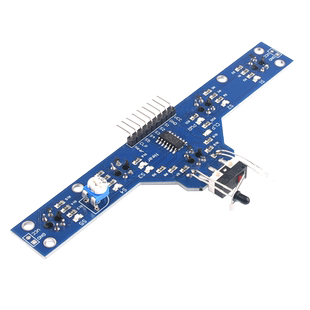 红外寻迹传感器模块 五路寻迹 避障 巡线循迹模块5大功能高灵敏度