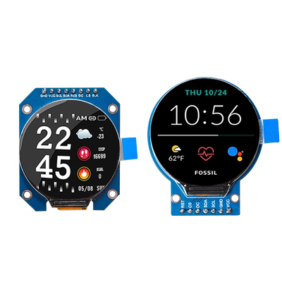 1.28寸圆屏TFT模组240x240高清