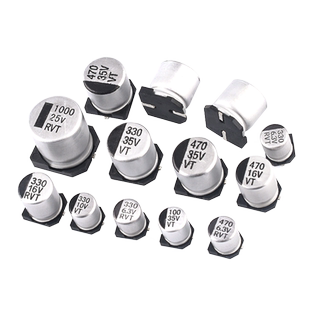 贴片铝电解电容器 SMD 16V 25V 35V 50V 100UF 220UF 470UF 47UF