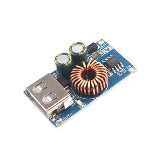迷你USB直流降压模块12V24V转5V QC3.0快充自动识别调压手机充电