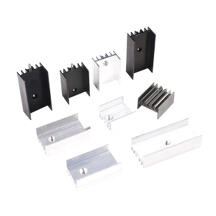 带针散热器铝制散热片TO-220/7805/7812 15*10*16/20/25/30/35mm