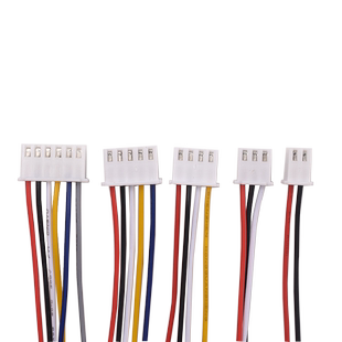 XHB2.54mm 带锁扣端子线 间距2.54mm 彩色插头电子连接线单头双头