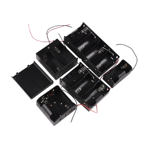 1号2号电池盒 一号二号串联带开关带盖子 一/二/三/四节1/2/3/4节