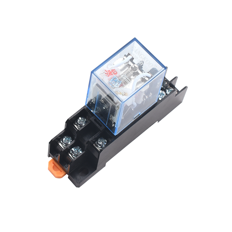 小型中间继电器220V交流直流ac/dc24V12伏8脚14脚电磁开关