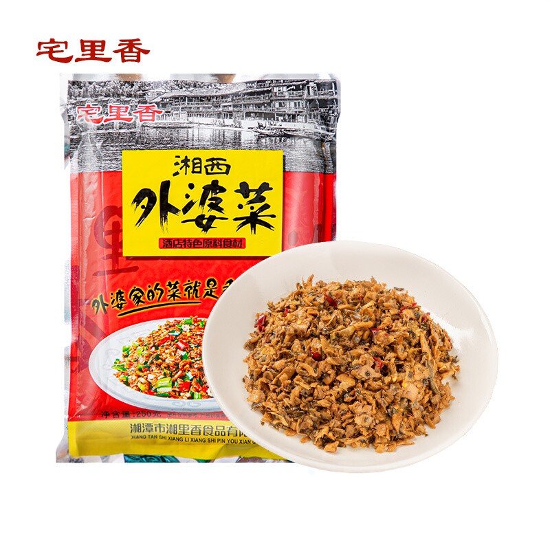 宅里香湘西外婆菜下饭菜250g图片